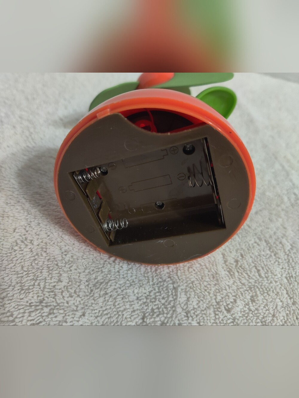 USB/ Battery Flower Fan - Orange & Green - Picture 5 of 5